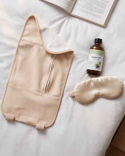 Aurelina Golden Castor Oil & Compress Kit